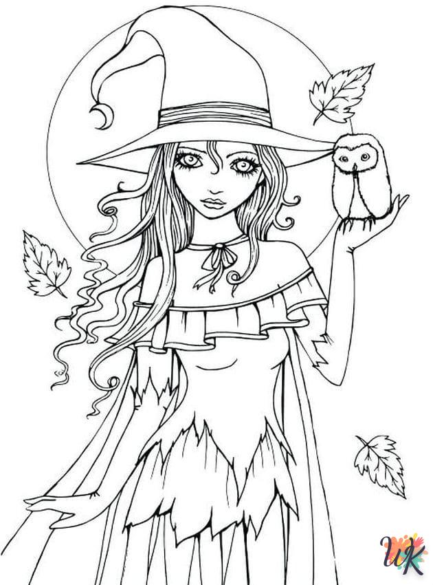 Strega 87 Disegni da Colorare Strega 85